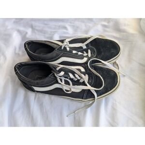 Vans Black And White Shoes Youth Size 6